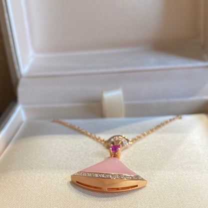 [OrnoraJewelry]DREAM NECKLACE PINK OPAL