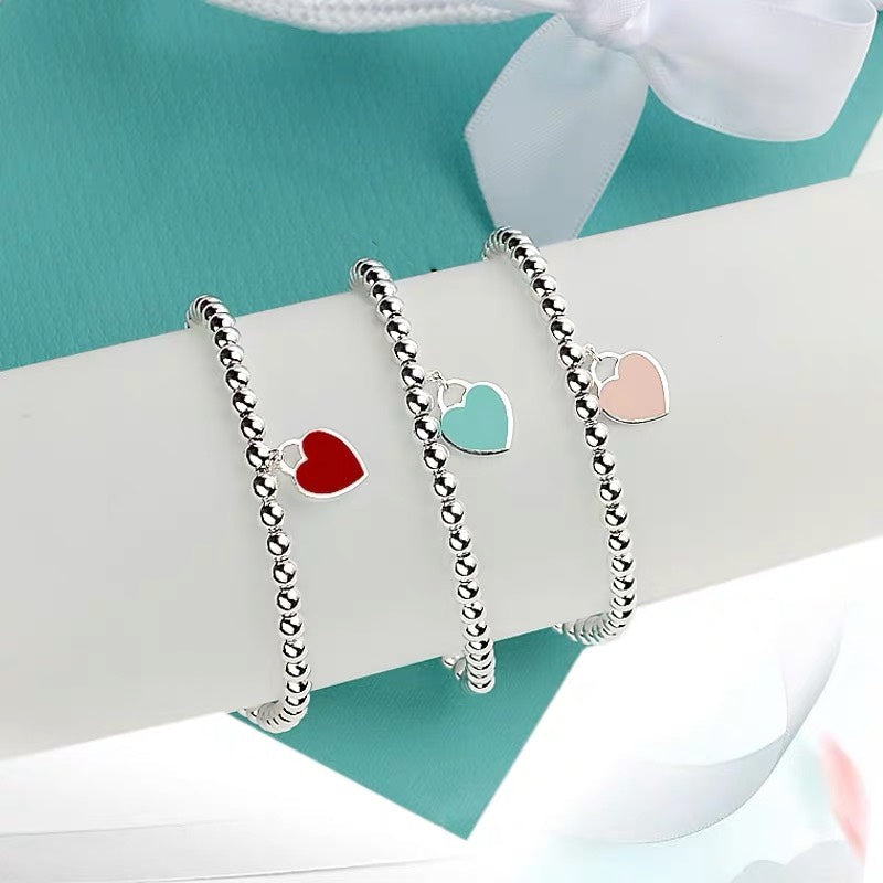 [Ornora Jewelry]MINI HEART BRACELET SILVER