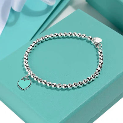 [Ornora Jewelry]MINI HEART BRACELET SILVER