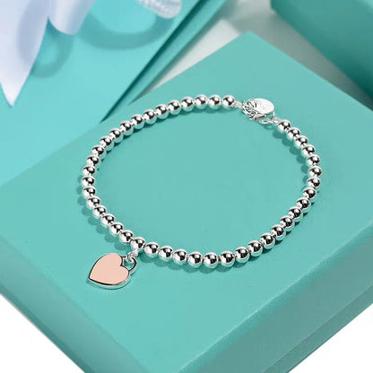[Ornora Jewelry]MINI HEART BRACELET SILVER