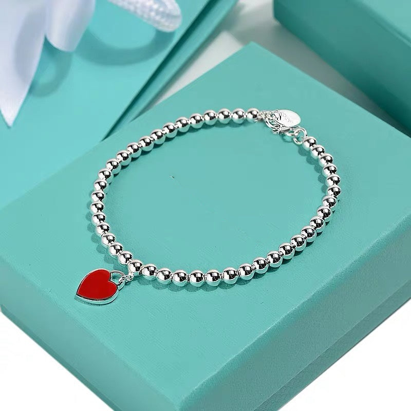 [Ornora Jewelry]MINI HEART BRACELET SILVER