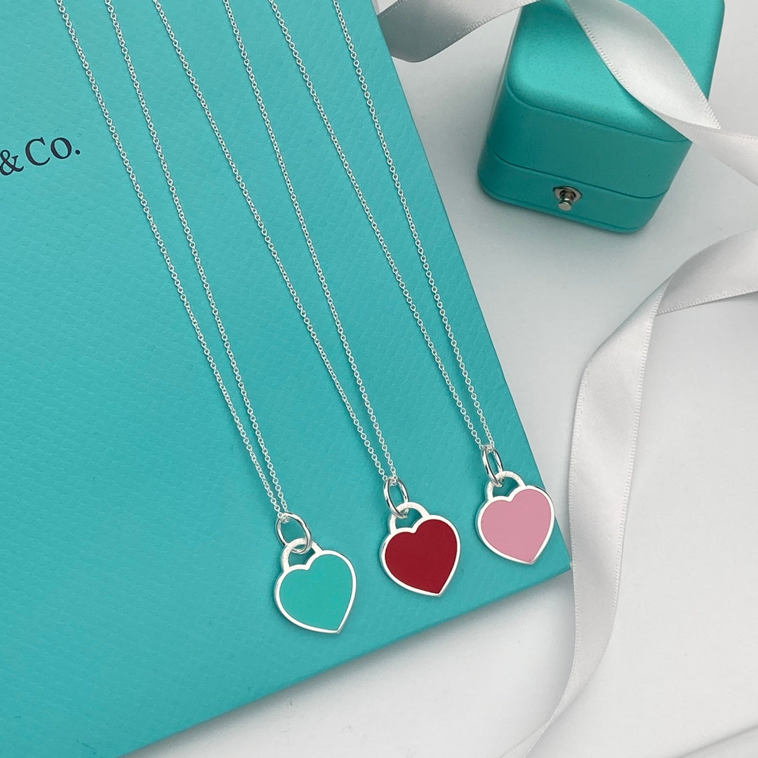 [Ornora Jewelry]HEART PEDANT SILVER NECKLACE