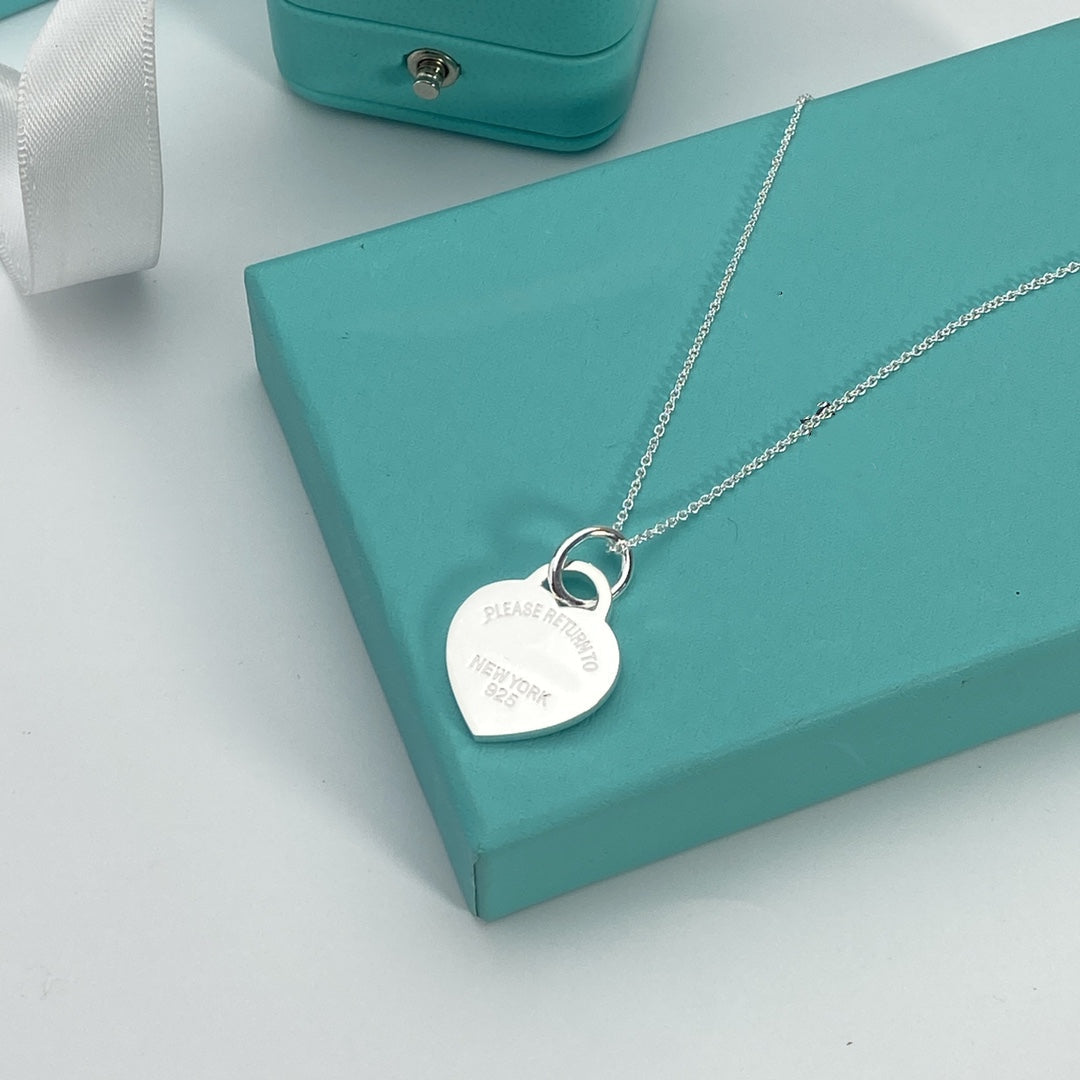 [Ornora Jewelry]HEART PEDANT SILVER NECKLACE