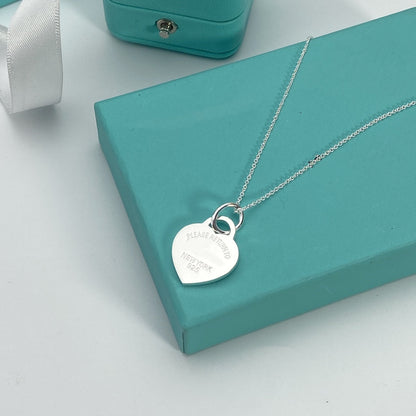 [Ornora Jewelry]HEART PEDANT SILVER NECKLACE