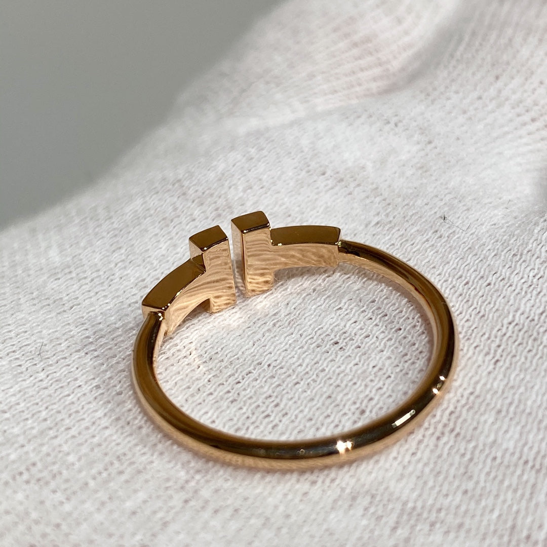 [Ornora Jewelry] WIRE RING DIAMOND PINK GOLD