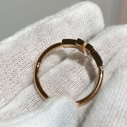[Ornora Jewelry] WIRE RING DIAMOND PINK GOLD