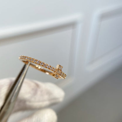 [Ornora Jewelry]T RING DIAMOND PINK GOLD
