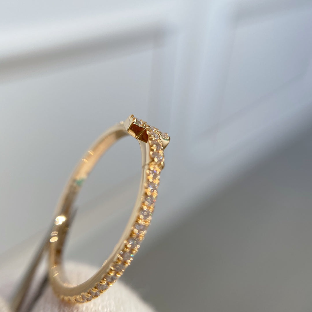 [Ornora Jewelry]T RING DIAMOND PINK GOLD