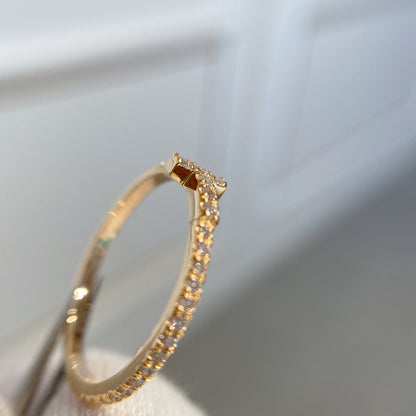 [Ornora Jewelry]T RING DIAMOND PINK GOLD