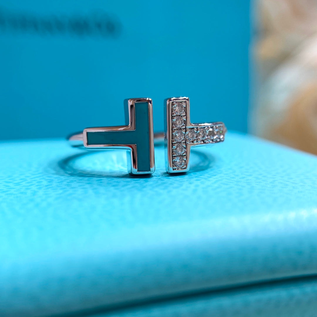 [Ornora Jewelry] WIRE TURQUOISE DIAMOND RING SILVER
