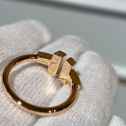 [Ornora Jewelry]T WIRE MOP DIAMOND RING PINK GOLD