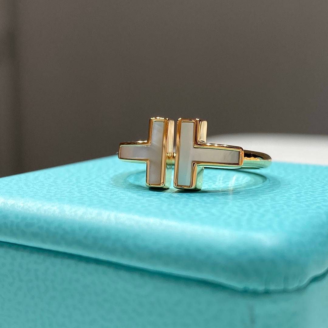 [Ornora Jewelry] WIRE MOP RING PINK GOLD