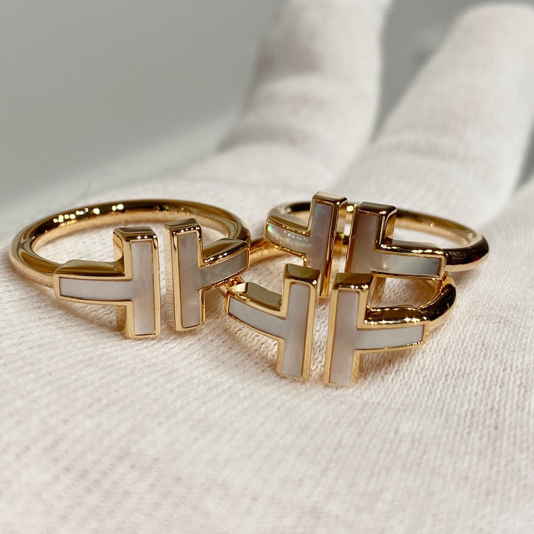 [Ornora Jewelry] WIRE MOP RING PINK GOLD