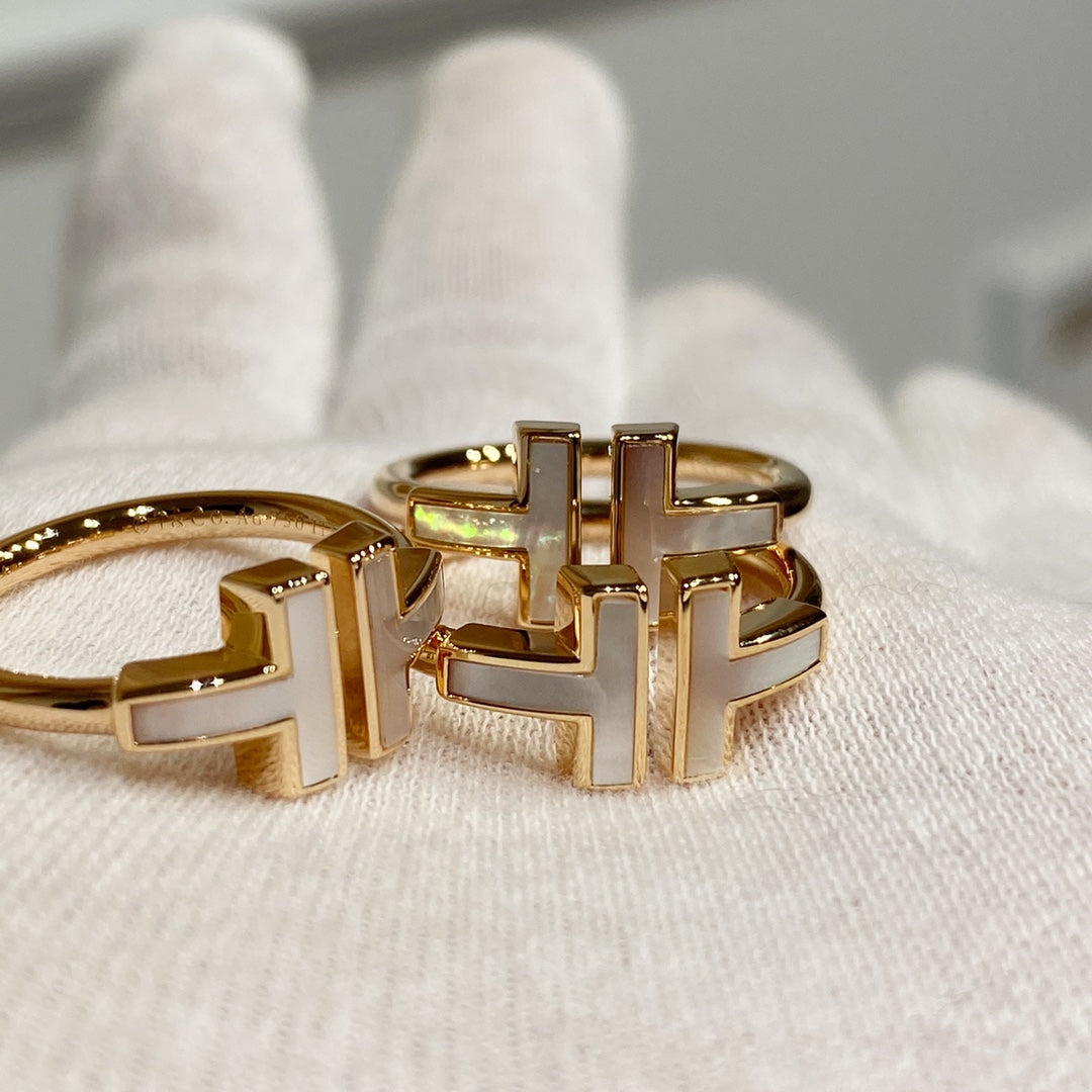 [Ornora Jewelry] WIRE MOP RING PINK GOLD