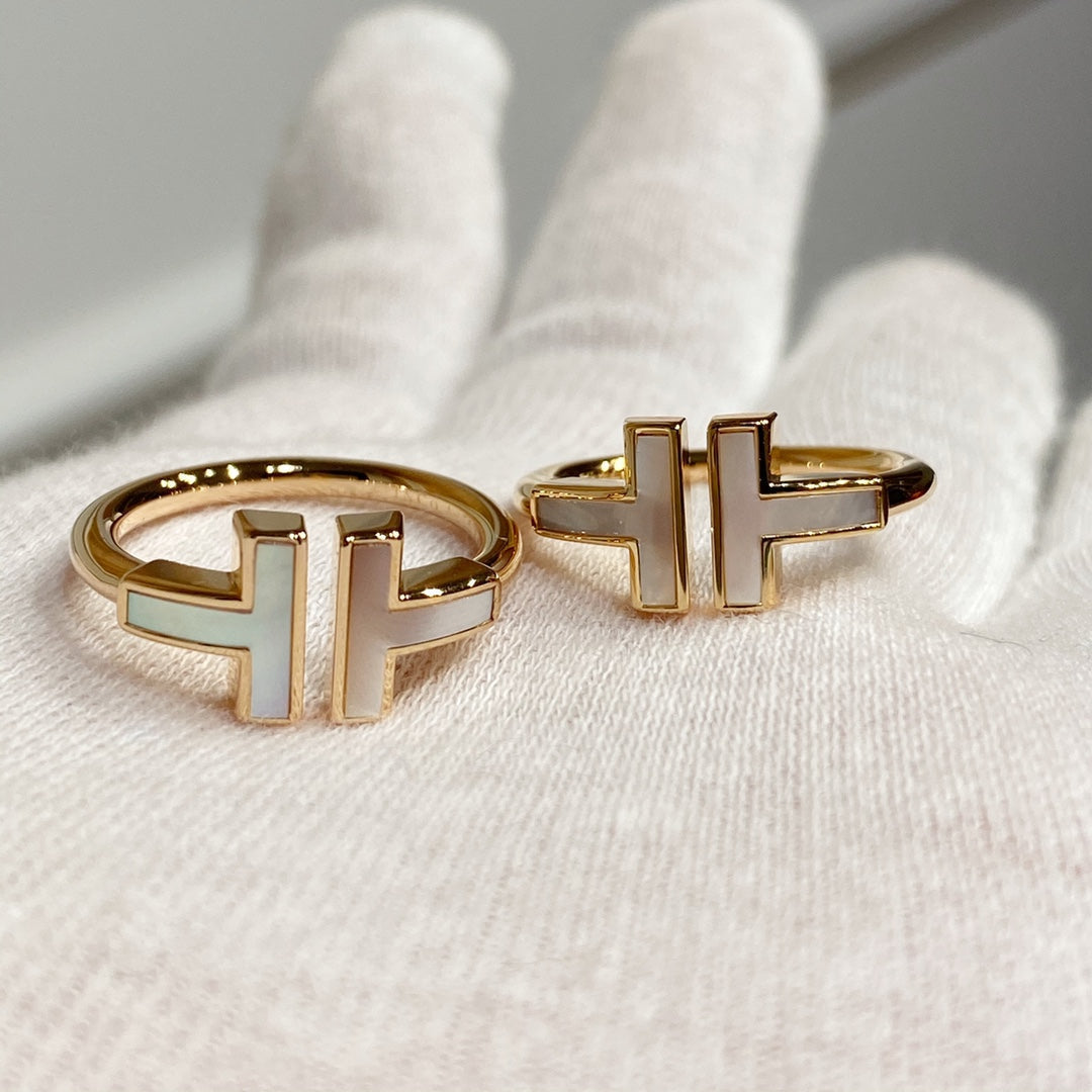 [Ornora Jewelry] WIRE MOP RING PINK GOLD