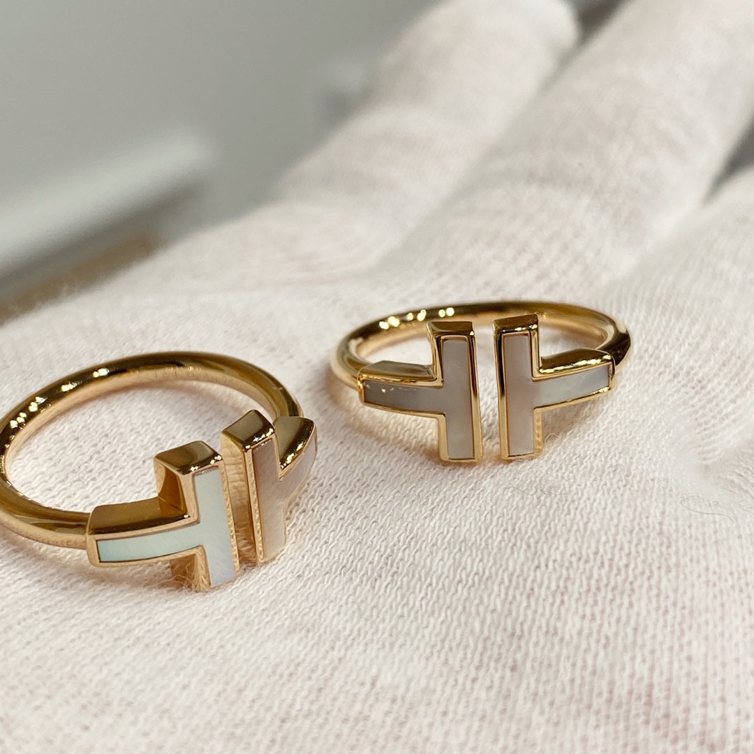 [Ornora Jewelry] WIRE MOP RING PINK GOLD