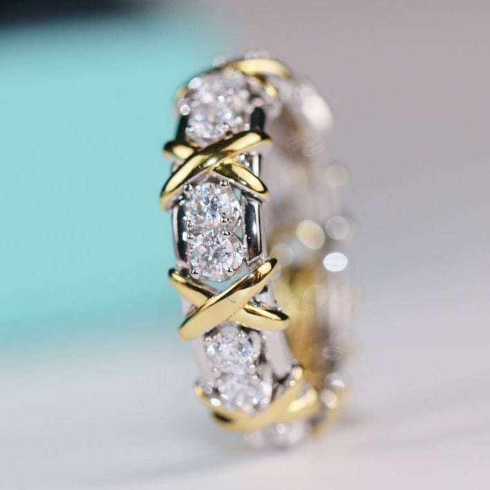 [Ornora Jewelry]SIXTEEN STONE RING GOLD