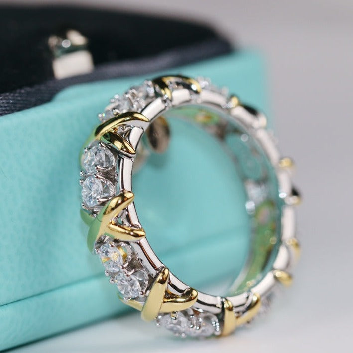 [Ornora Jewelry]SIXTEEN STONE RING GOLD