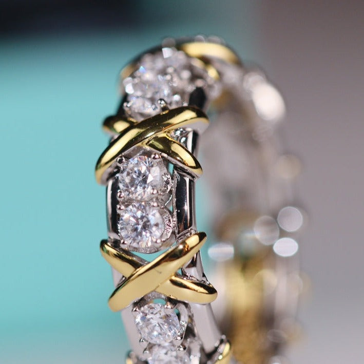 [Ornora Jewelry]SIXTEEN STONE RING GOLD