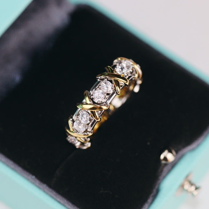 [Ornora Jewelry]SIXTEEN STONE RING GOLD