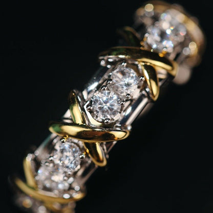 [Ornora Jewelry]SIXTEEN STONE RING GOLD