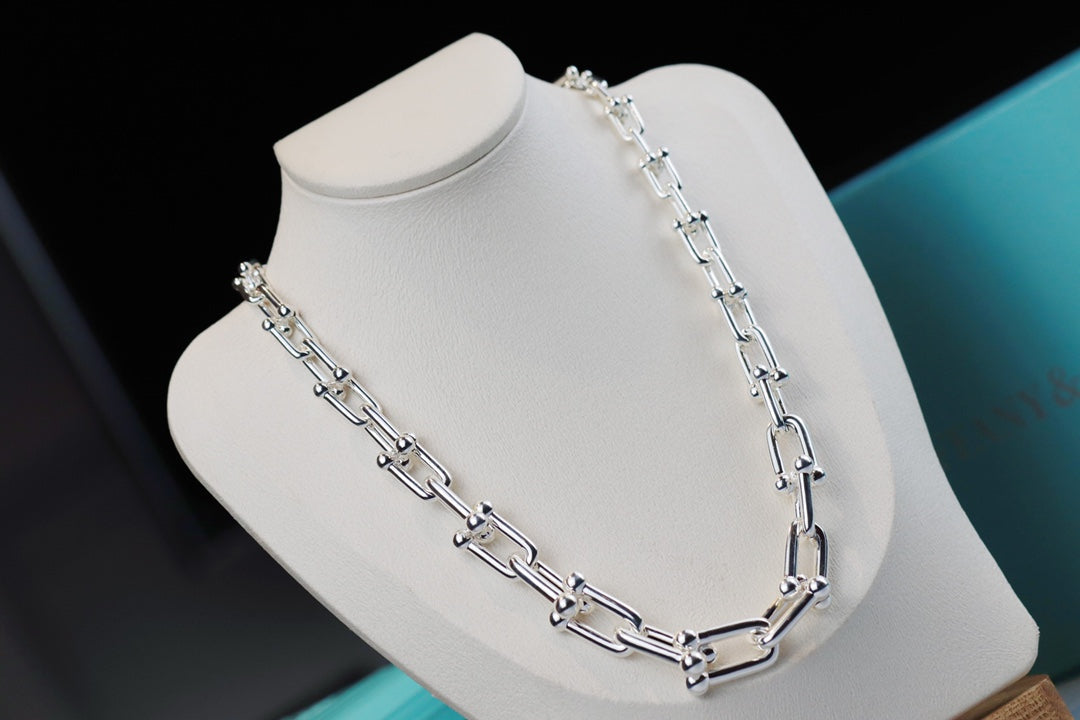 [Ornora Jewelry]HARDWEAR LINK SILVER NECKLACE