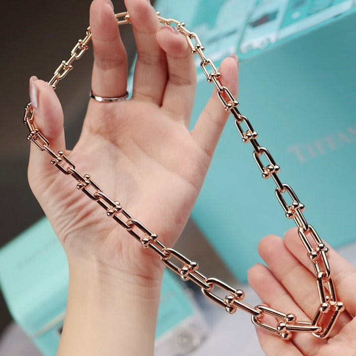 [Ornora Jewelry]HARDWEAR LINK GOLD NECKLACE