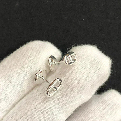 [OrnoraJewelry]CHAINE SMALL EARRINGS GOLD AND SILVER