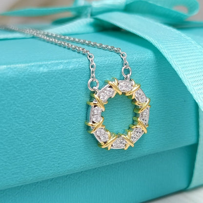 [Ornora Jewelry]SIXTEEN STONE NECKLACE GOLD