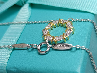[Ornora Jewelry]SIXTEEN STONE NECKLACE GOLD