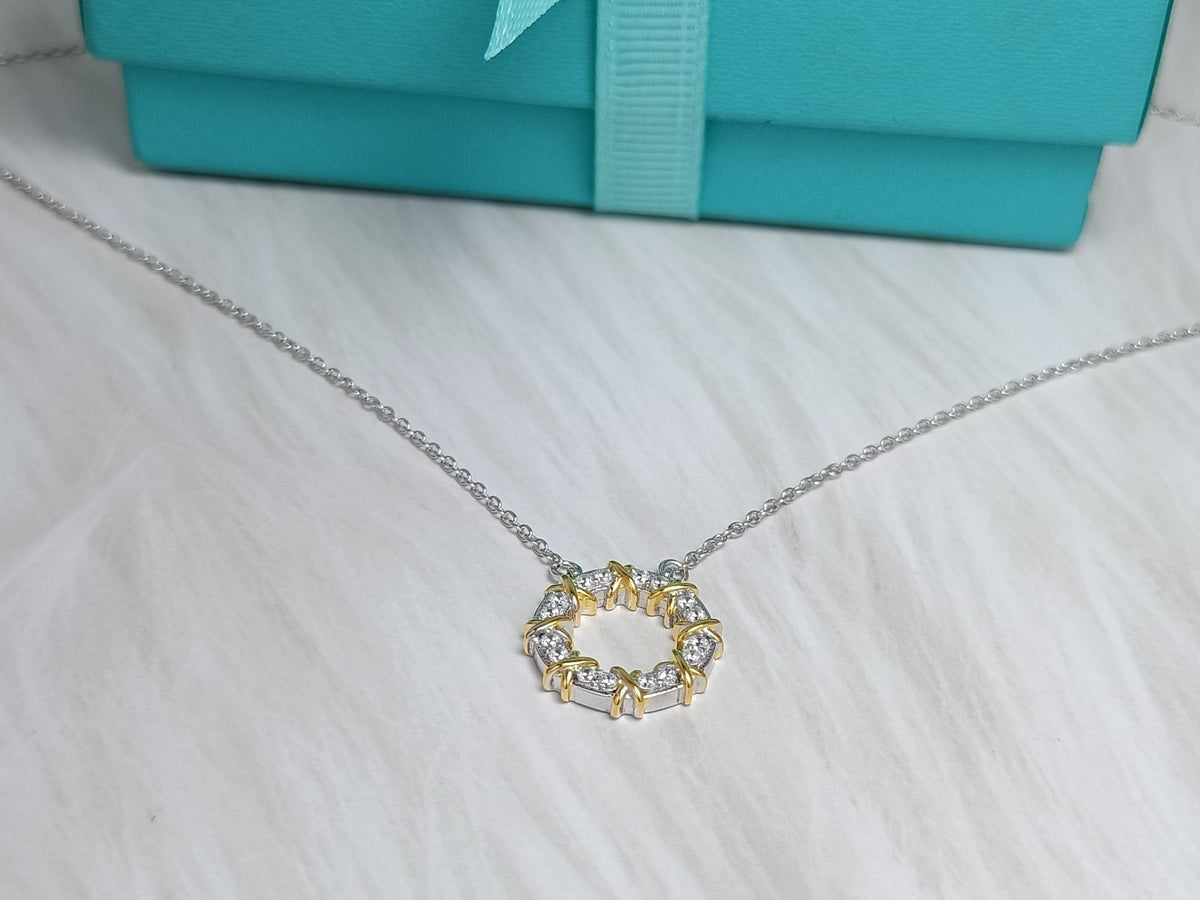 [Ornora Jewelry]SIXTEEN STONE NECKLACE GOLD