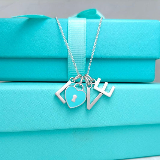 [Ornora Jewelry]LOVE TEXT PEDANT NECKLACE