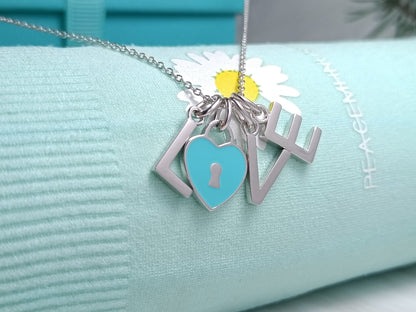 [Ornora Jewelry]LOVE TEXT PEDANT NECKLACE
