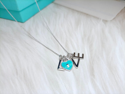 [Ornora Jewelry]LOVE TEXT PEDANT NECKLACE