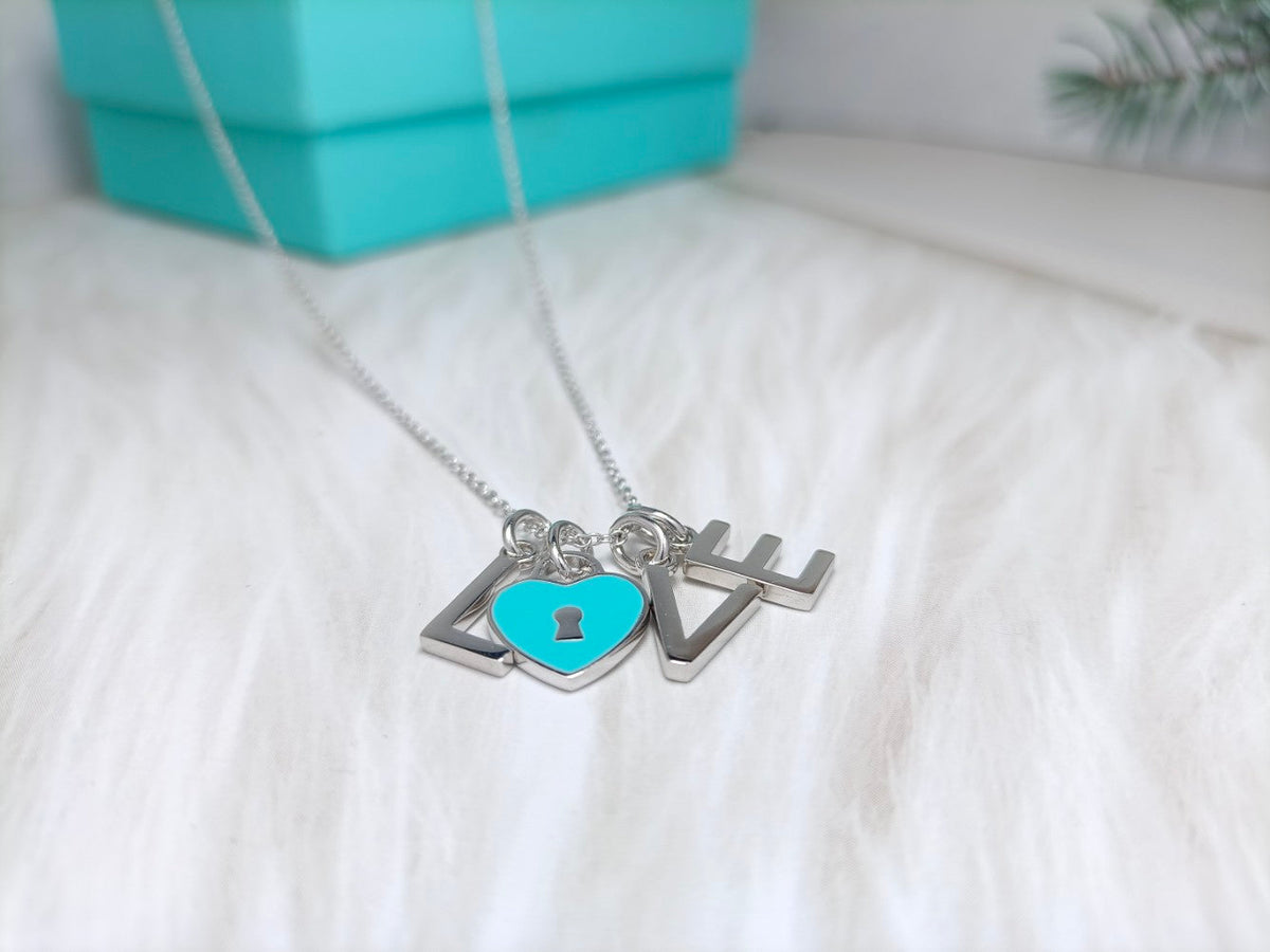 [Ornora Jewelry]LOVE TEXT PEDANT NECKLACE
