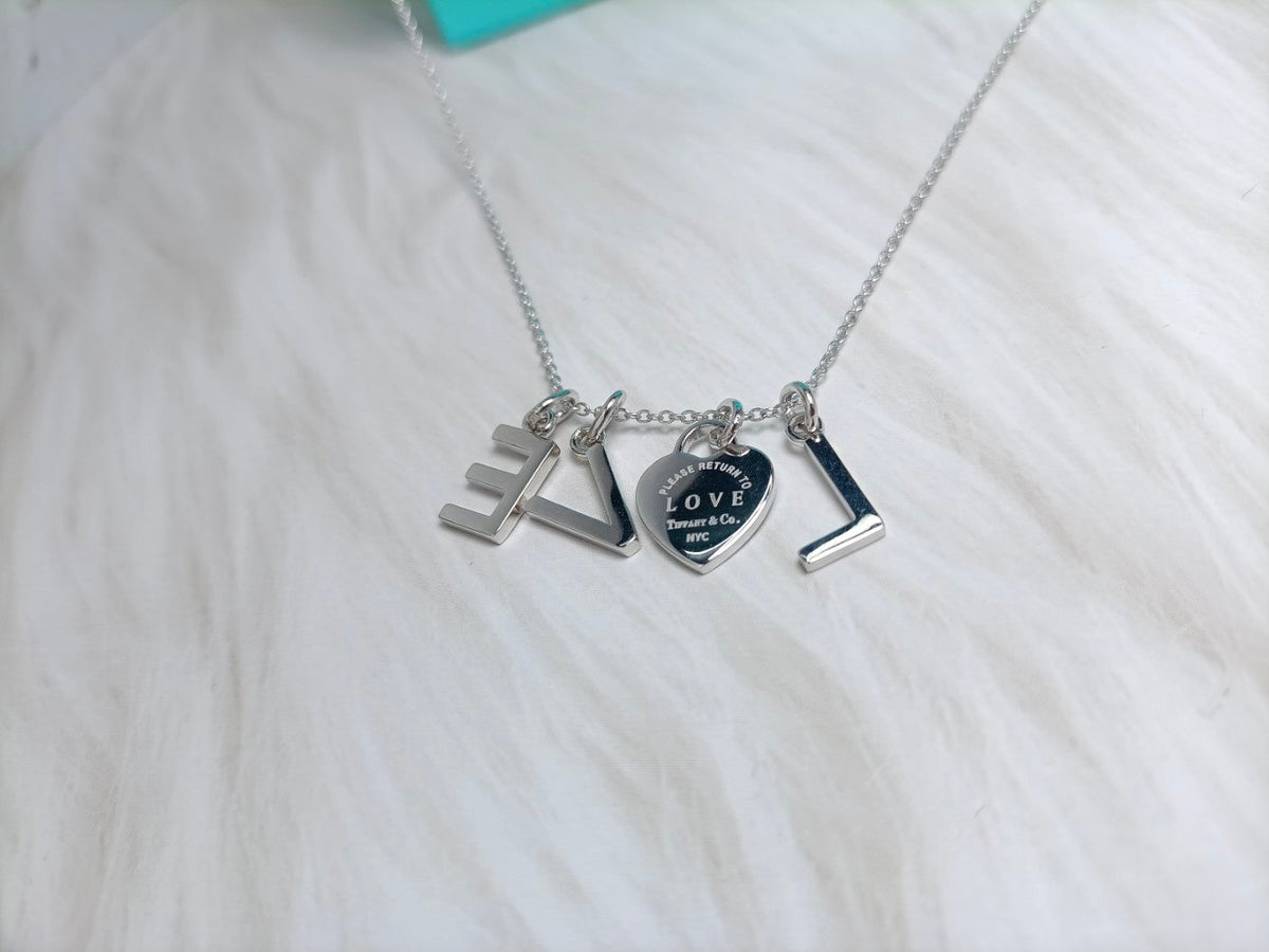[Ornora Jewelry]LOVE TEXT PEDANT NECKLACE
