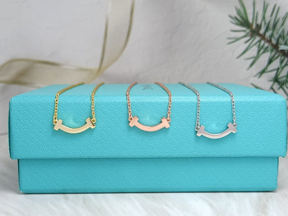[Ornora Jewelry]MINI SMILE PEDANT NECKLACE
