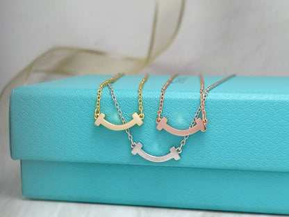 [Ornora Jewelry]MINI SMILE PEDANT NECKLACE