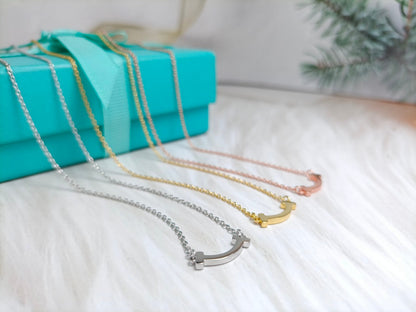 [Ornora Jewelry]MINI SMILE PEDANT NECKLACE