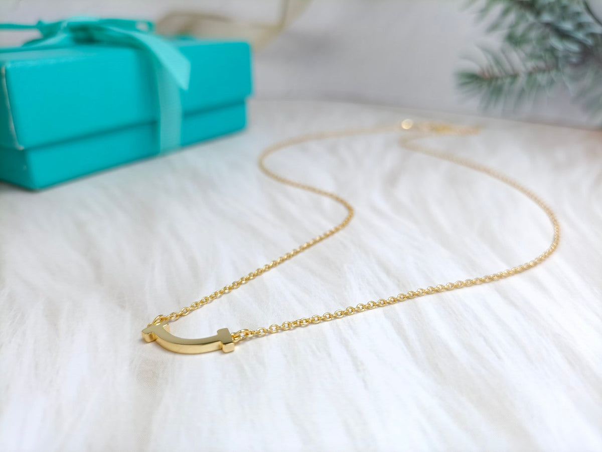 [Ornora Jewelry]MINI SMILE PEDANT NECKLACE