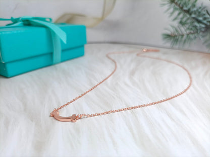[Ornora Jewelry]MINI SMILE PEDANT NECKLACE