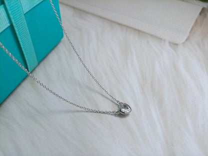 [Ornora Jewelry]HEART BIG DIAMOND NECKLACE