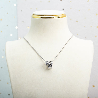 [OrnoraJewelry]SERPENTI SILVER NECKLACE DIAMOND