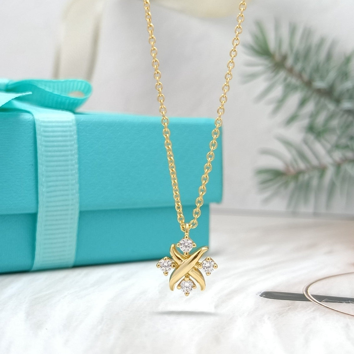 [Ornora Jewelry]PINWHEEL NECKLACE DIAMOND