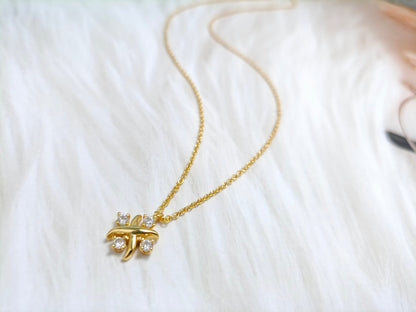 [Ornora Jewelry]PINWHEEL NECKLACE DIAMOND