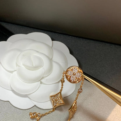 [OrnoraJewelry]OrnoraAND SUN 4 MOTIFS GOLD DIAMONDS BRACELET