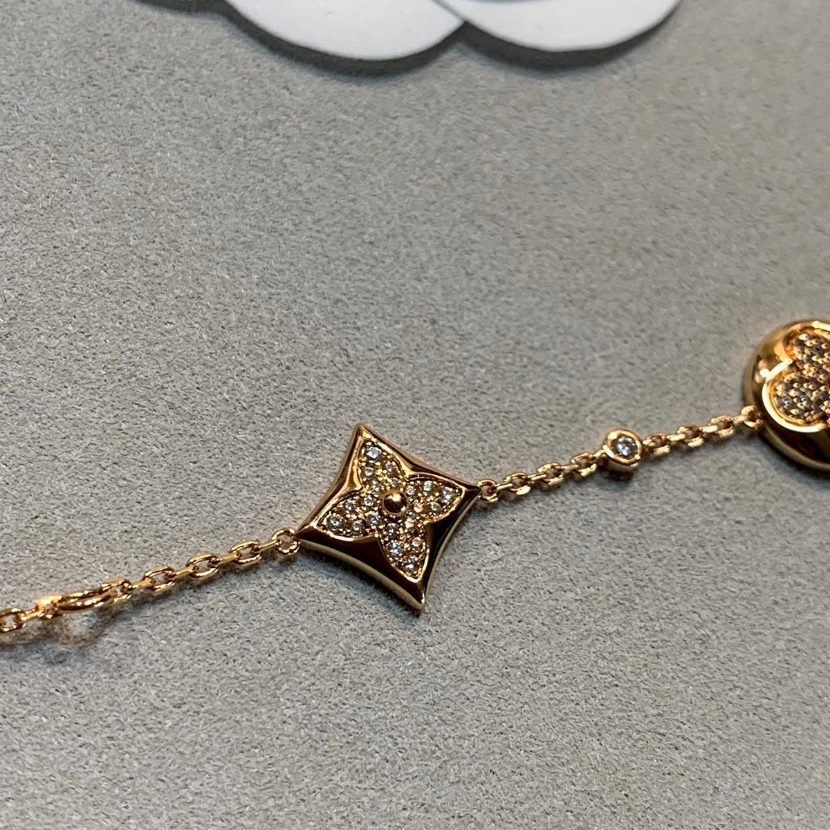 [OrnoraJewelry]OrnoraAND SUN 4 MOTIFS GOLD DIAMONDS BRACELET