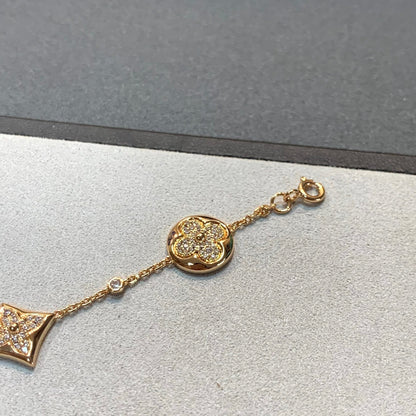 [OrnoraJewelry]OrnoraAND SUN 4 MOTIFS GOLD DIAMONDS BRACELET