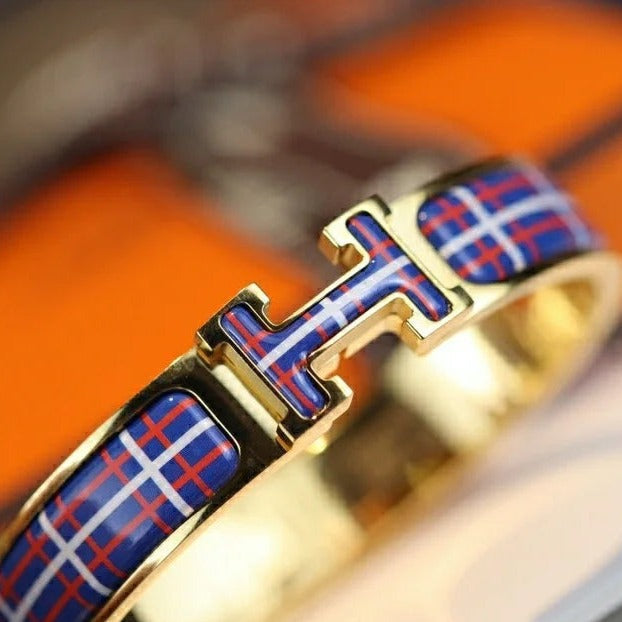 [OrnoraJewelry]H TARTAN BRACELET 12MM