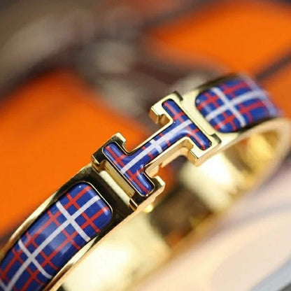 [OrnoraJewelry]H TARTAN BRACELET 12MM